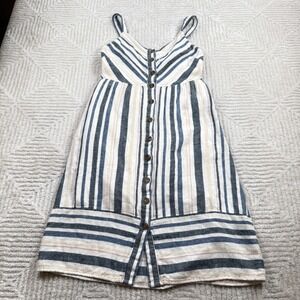 Universal Thread Striped Midi Dress Women's XS Coastal Summer Beach Boho Preppy